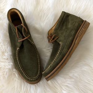 men's gold cup leather crepe chukka